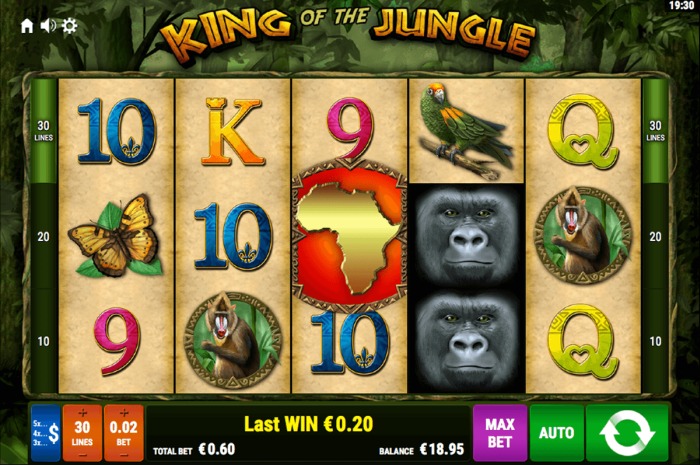   King of the Jungle   GMSlots